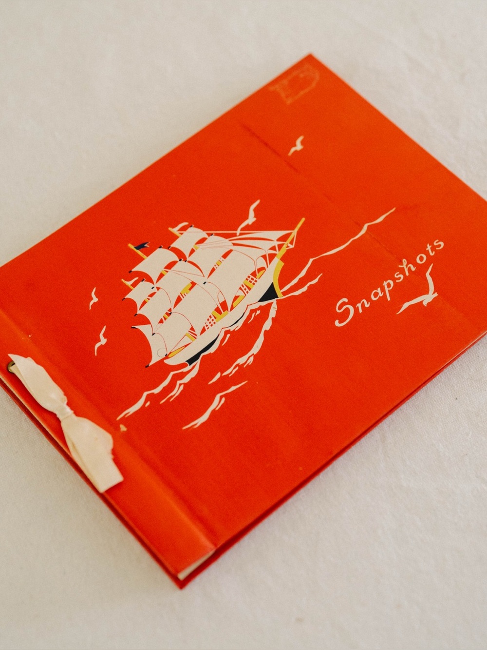 Vintage Nautical “Snapshots” Photo Album / Memory Book